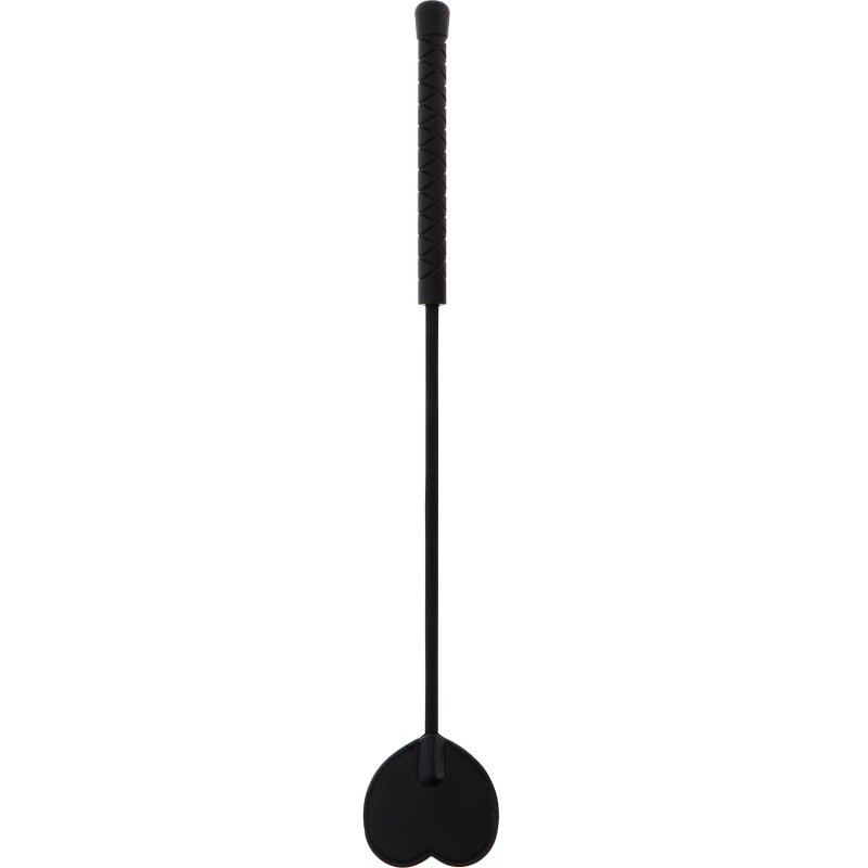 cravache black heart 44cm noir 2