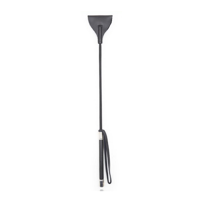 cravache crop crop 55cm noire