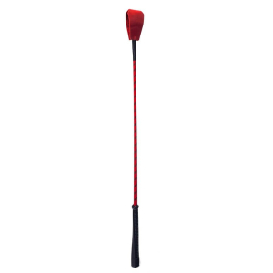 cravache crop rouge 70cm