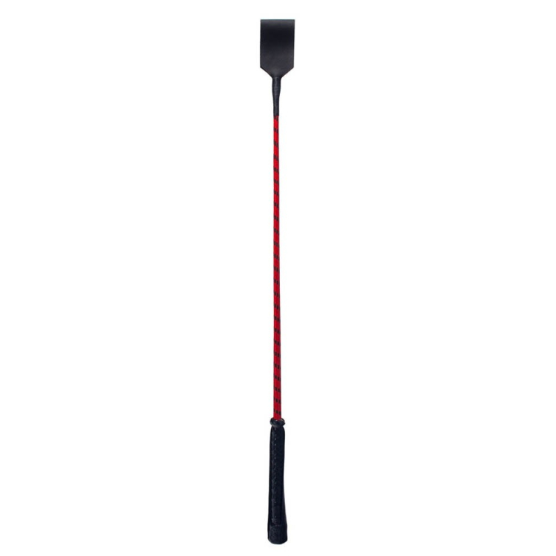 cravache crop square 70cm noir