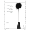 cravache et plumeau ouch 43cm noir 3