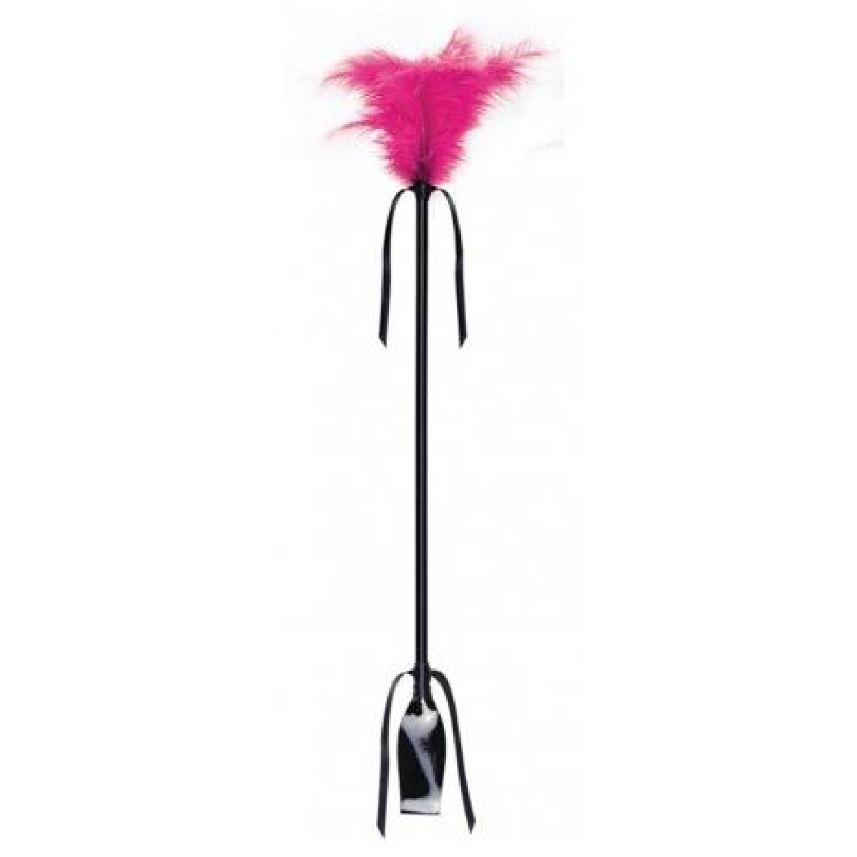 cravache et plumeau secret touch 50cm fuchsia
