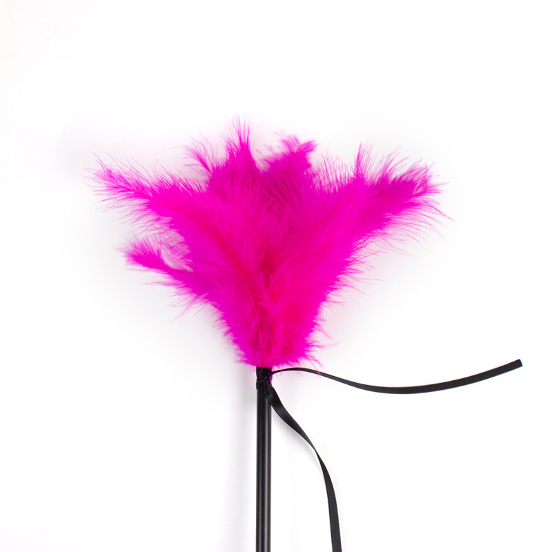 cravache et plumeau secret touch 50cm fuchsia 2