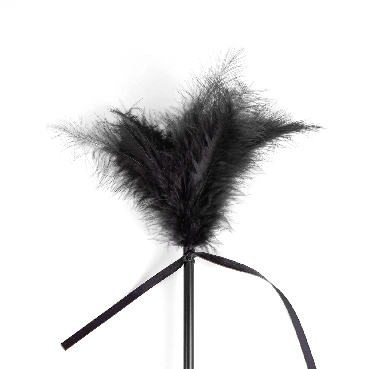 cravache et plumeau secret touch 50cm noir 2