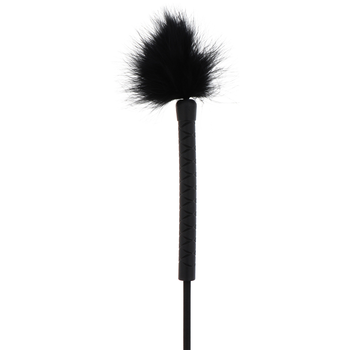 cravache et plumeau tick whip 56cm noir 4