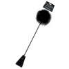 cravache feather crop noire 50 cm