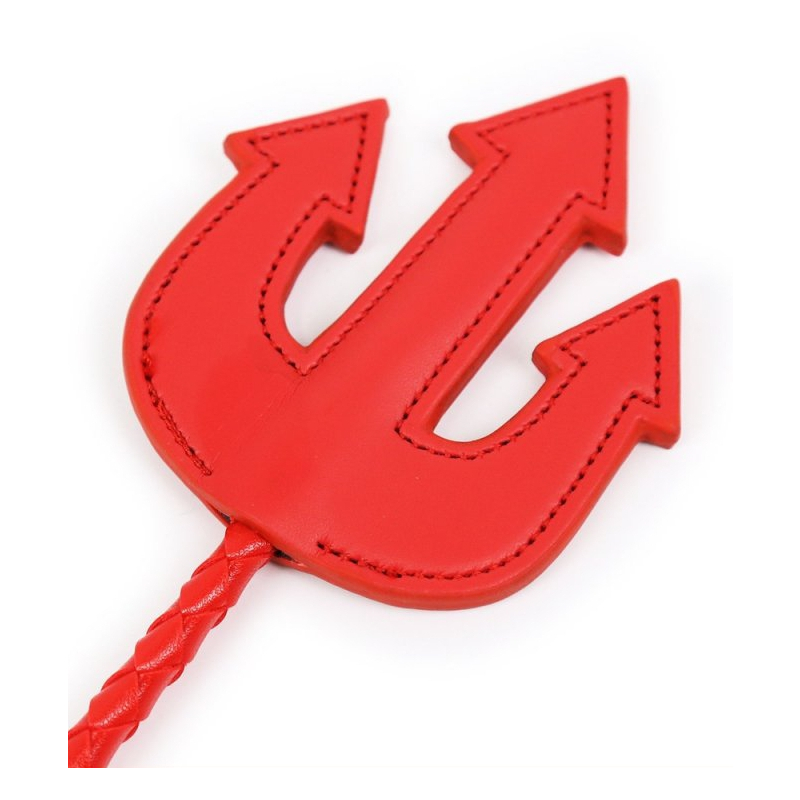 cravache trident 65cm rouge 1