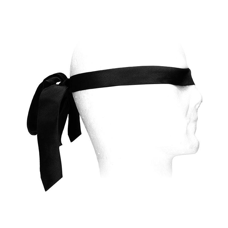 cravate bandeau tie me up noire 3