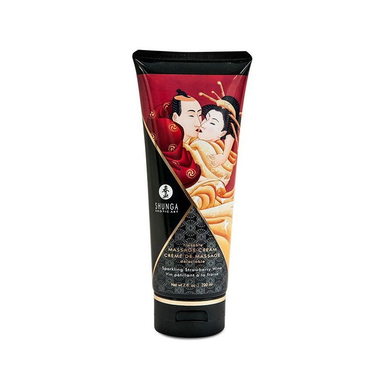 creme de massage vin petillant a la fraise 200ml