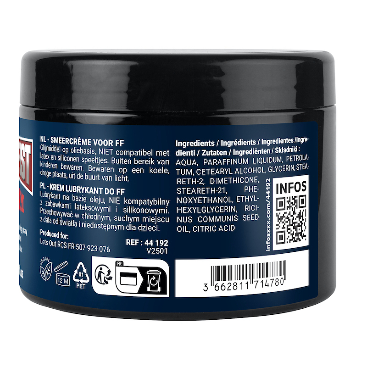 creme fuck fist ff cream 500ml 2