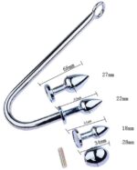crochet anal hook multi 26cm 6