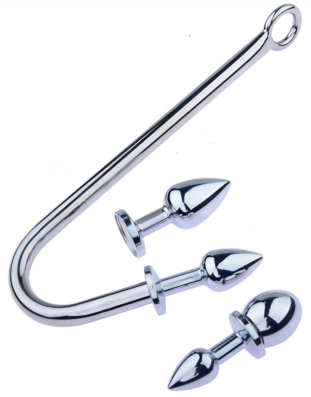 crochet anal hook multi 26cm