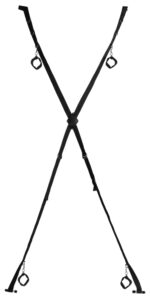 croix de bondage pour porte blackcross noire 2