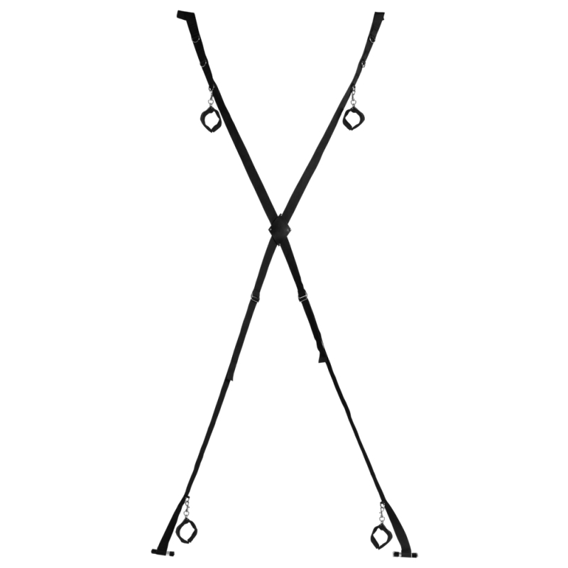 croix de bondage pour porte blackcross noire 2