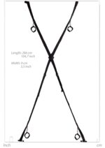 croix de bondage pour porte blackcross noire 6