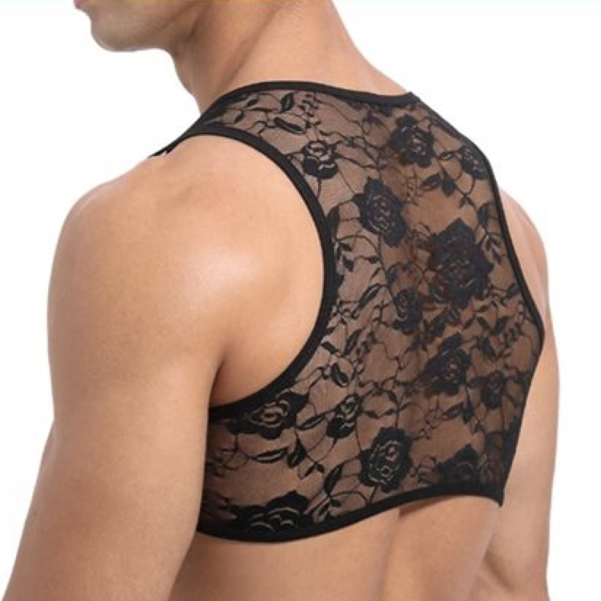 crop court dentelle noir 1