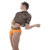 crop top despino noir 6