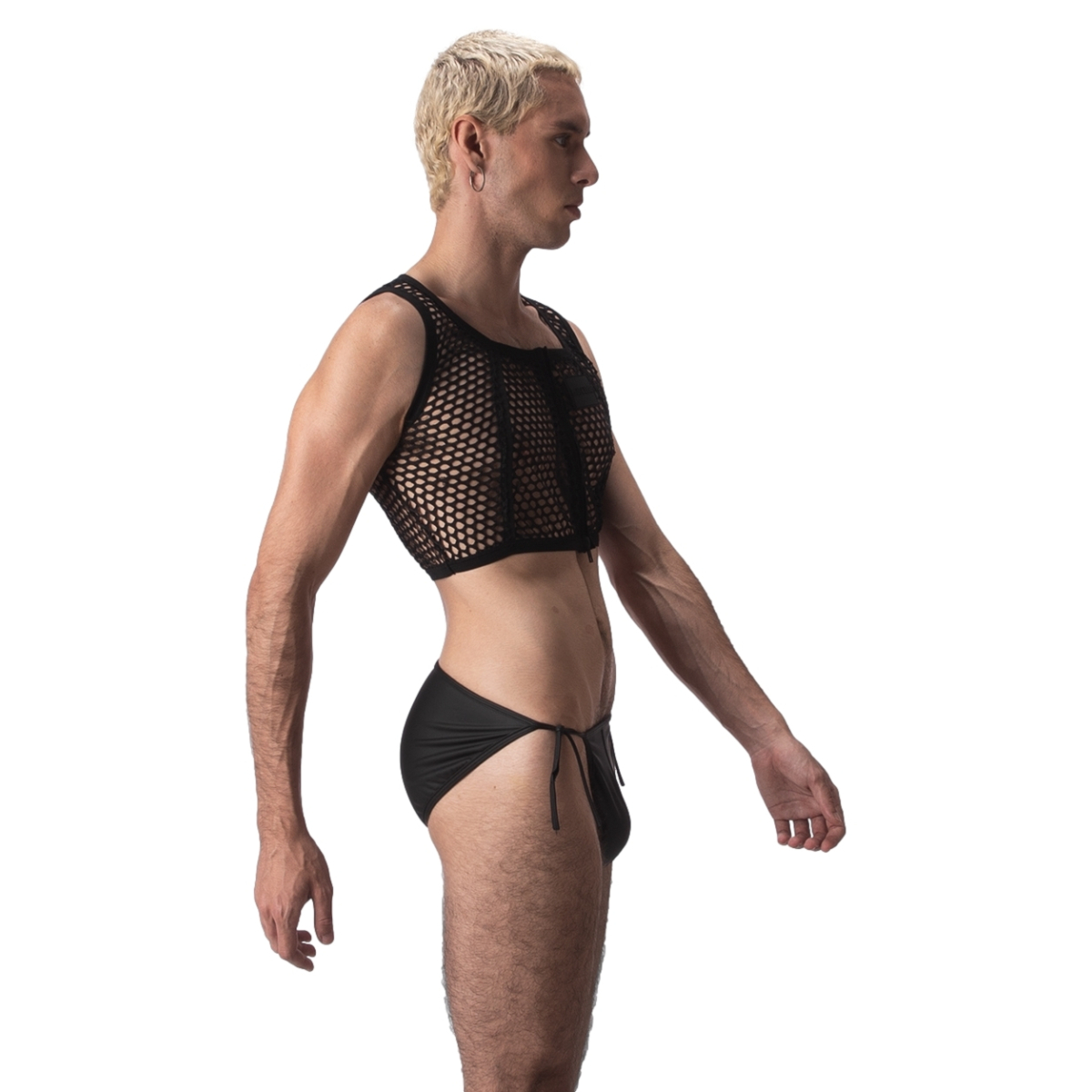 crop top filet many noir 3