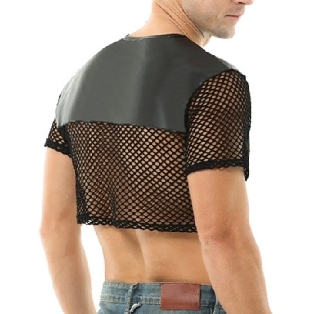 crop top net n fetish noir 1