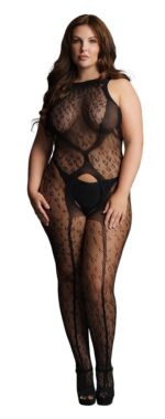 crotchless leopard bodystocking 2