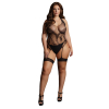 crotchless rhinestone halter teddy 2