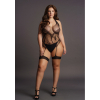 crotchless rhinestone halter teddy 6