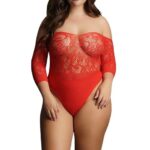 crotchless rhinestone teddy