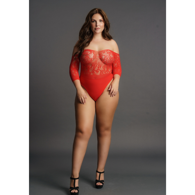 crotchless rhinestone teddy 6