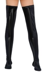cuissardes vinyl bed boots noire 1