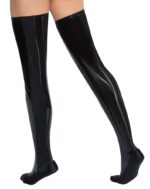 cuissardes vinyl bed boots noire 2