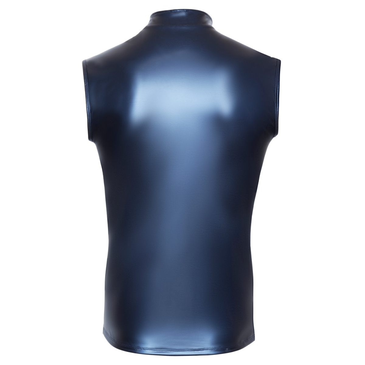 debardeur avec zip top andio bleu metallise 6
