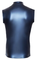 debardeur avec zip top andio bleu metallise 6
