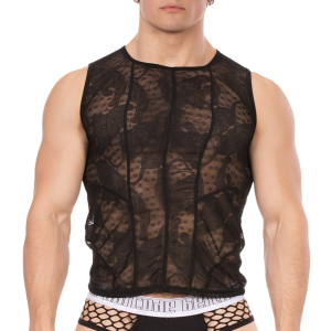 debardeur dentelle ozil noir