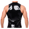 debardeur en latex xrub avec zip noir blanc 1
