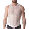 debardeur filet stefano blanc