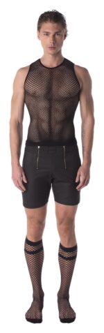 debardeur filet stefano noir 4