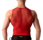 debardeur filet stefano rouge 1