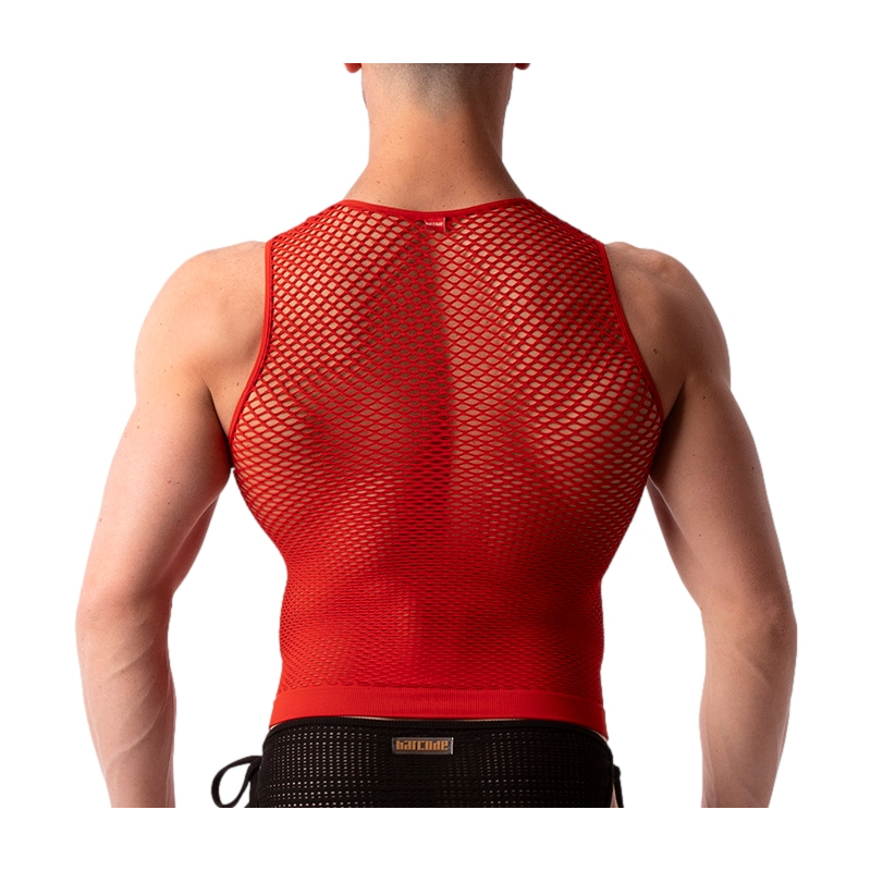 debardeur filet stefano rouge 1