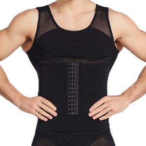 debardeur gainant mesh tight noir