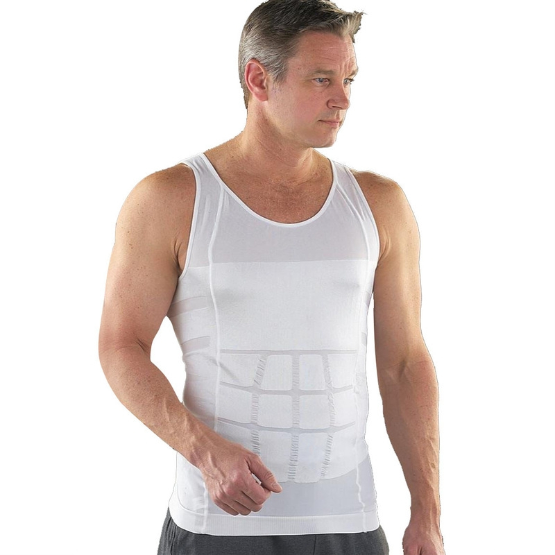 debardeur gainant shaper slim blanc 2