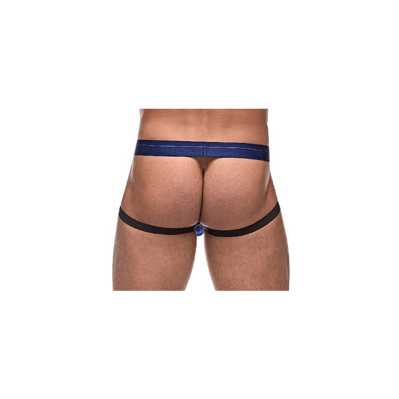 diamond mesh jock ring navy 1