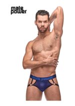 diamond mesh jock ring navy 3