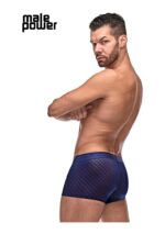 diamond mesh mini short navy 3
