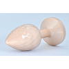 diamond pattern steel anal plug golden clear l 1