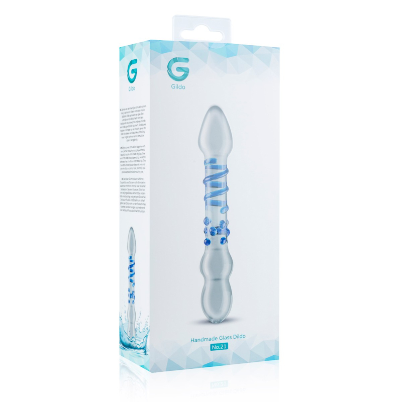 dildo en verre n 21 20 x 34 cm 1