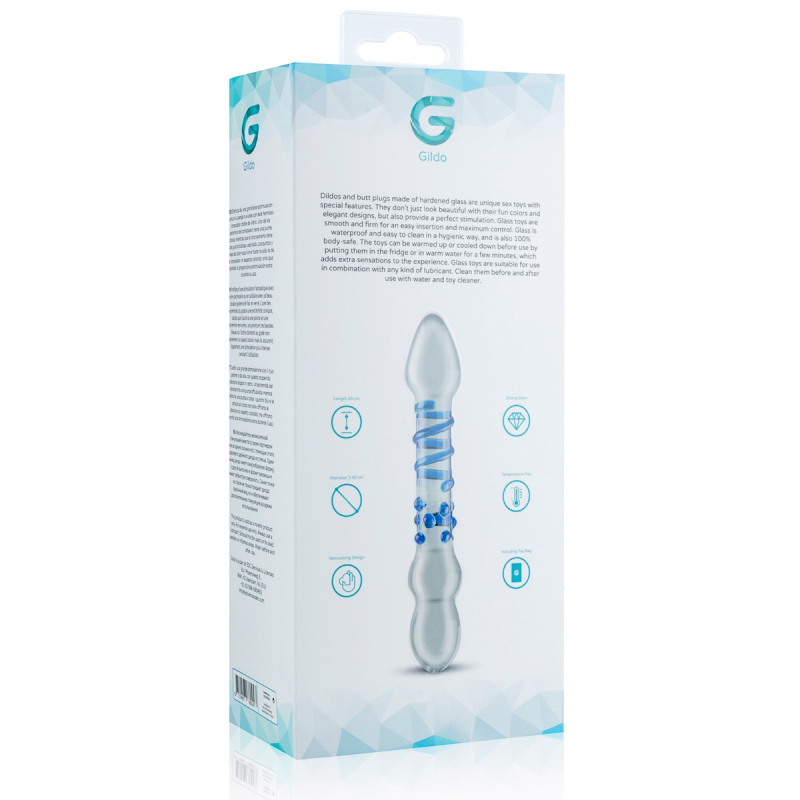 dildo en verre n 21 20 x 34 cm 5