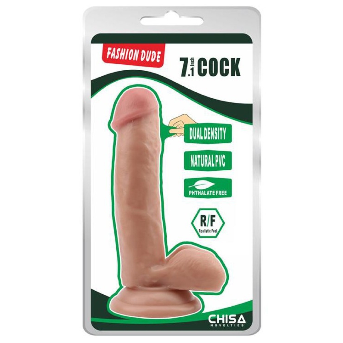 dildo fashion dude avec ventouse 145 x 4cm 1