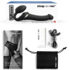 dildo multi orgasm strap on me l 155 x 42cm noir 1
