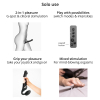 dildo multi orgasm strap on me s 145 x 34cm noir 2