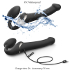 dildo multi orgasm strap on me s 145 x 34cm noir 5
